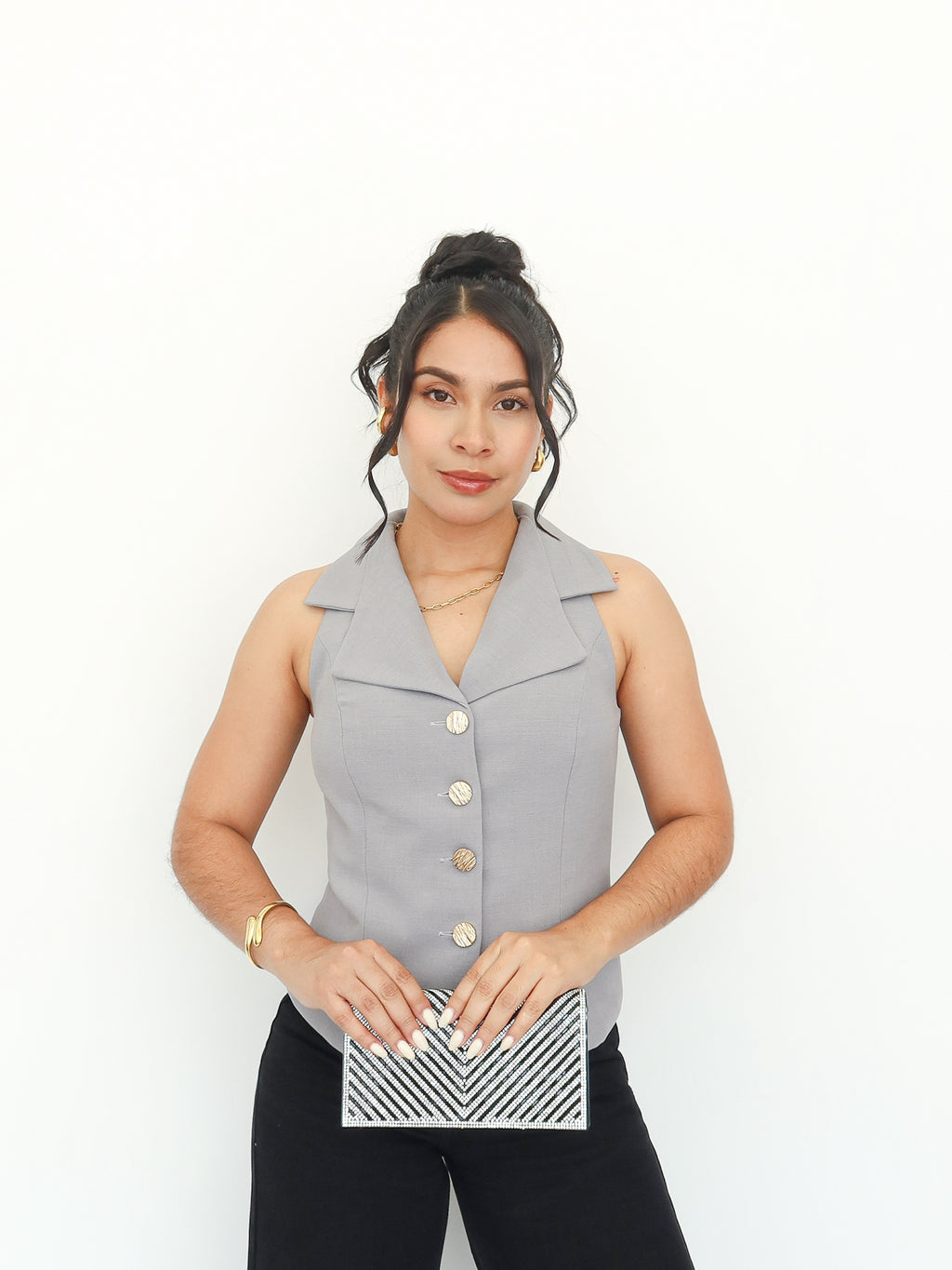 Chaleco Madison gris