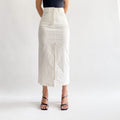 Maxi falda drill