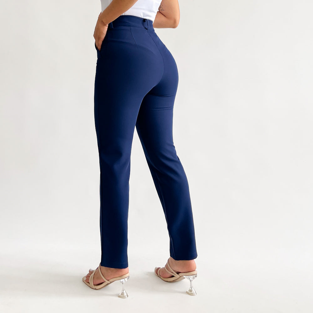 Slim pants azul marino