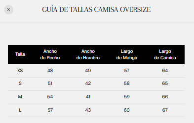 Camisa Oversize