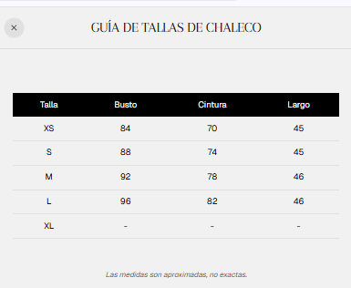 Chaleco Alessia