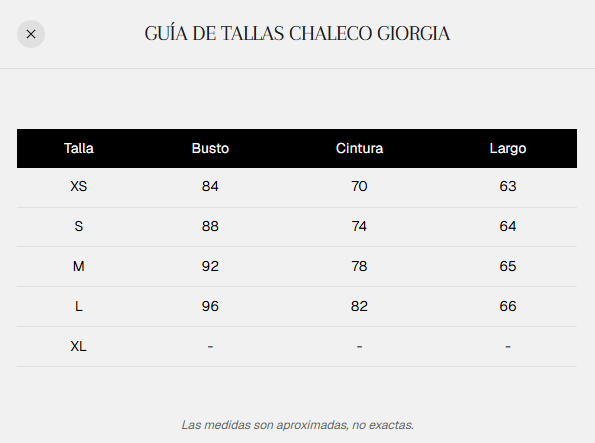 Chaleco Giorgia