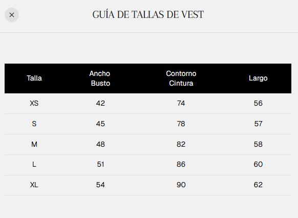 Chaleco Madison gris