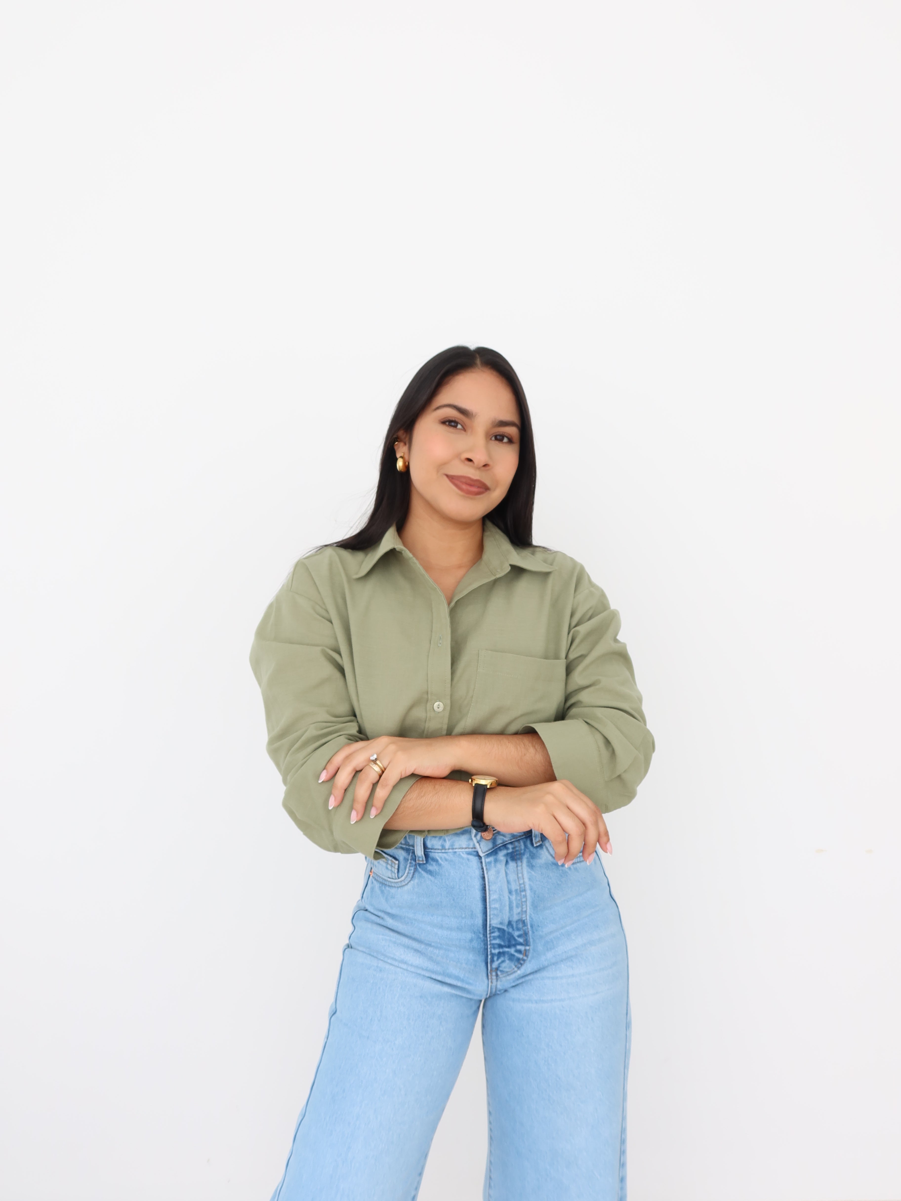 Camisa cropped