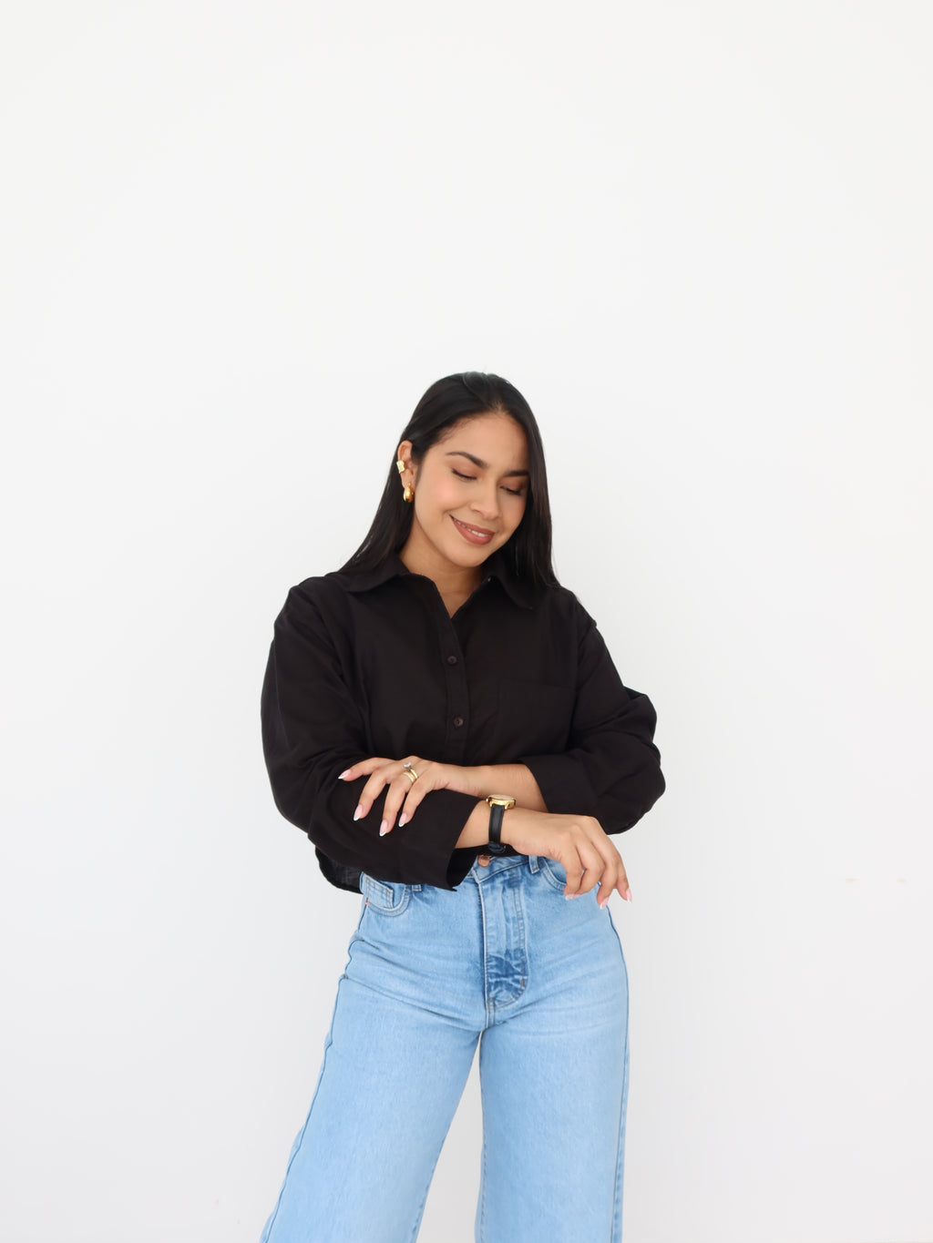 Camisa cropped