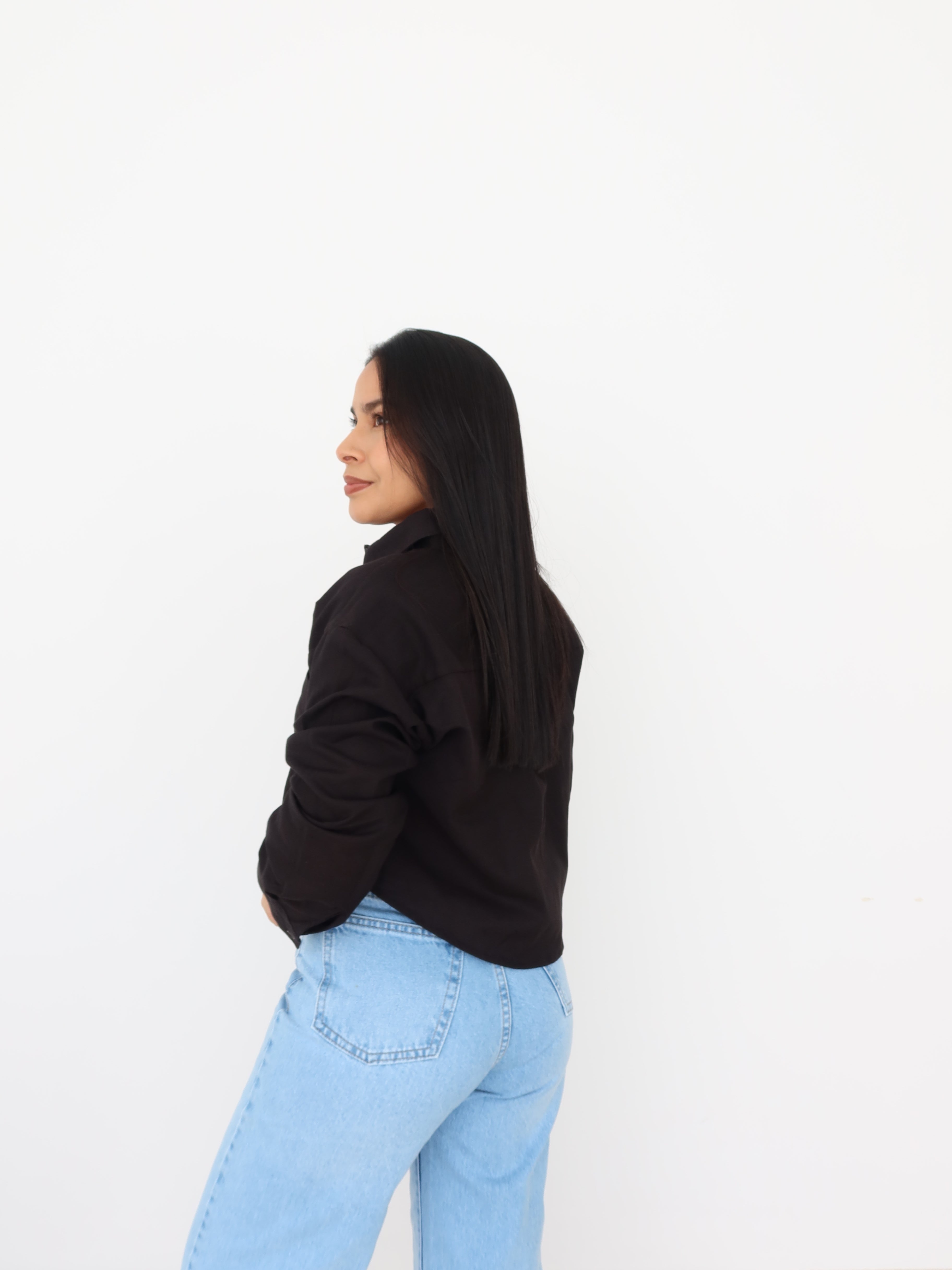 Camisa cropped